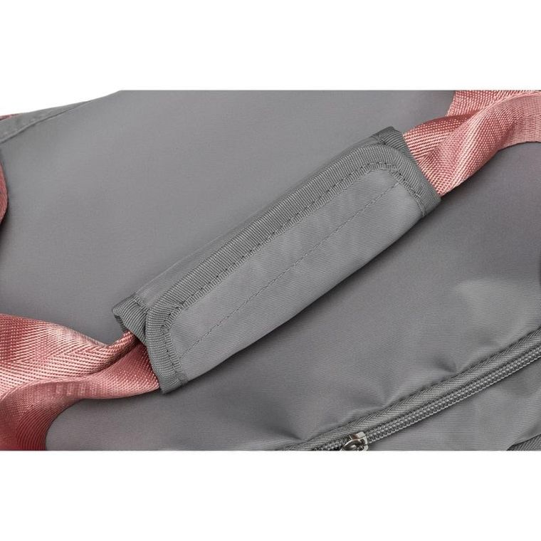 Peterson, torba weekendowo-podróżna, szaro-różowa