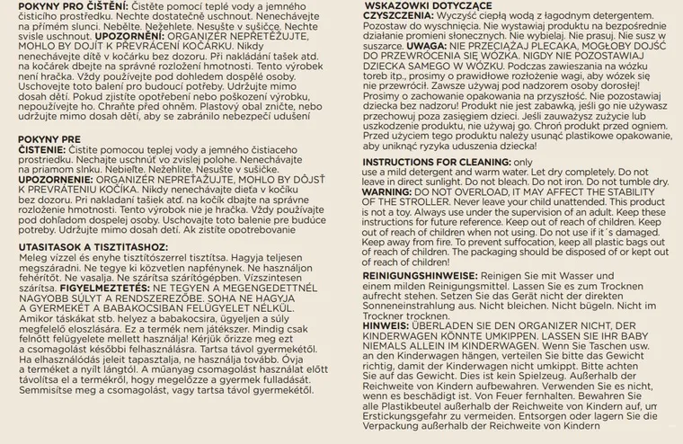 Petite&Mars, Jaspe, plecak do wózka, absolute black