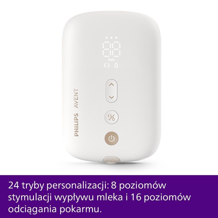 Philips Avent, SCF532/11, laktator elektryczny, podwójny, Hands-Free