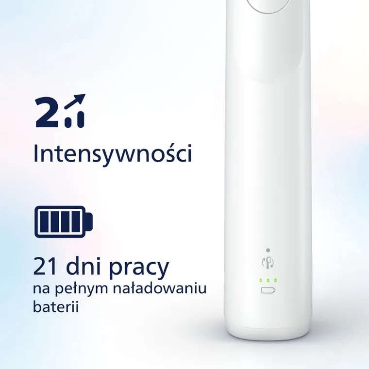 Philips, Sonicare 5300, szczoteczka soniczna, biała, HX7108/01