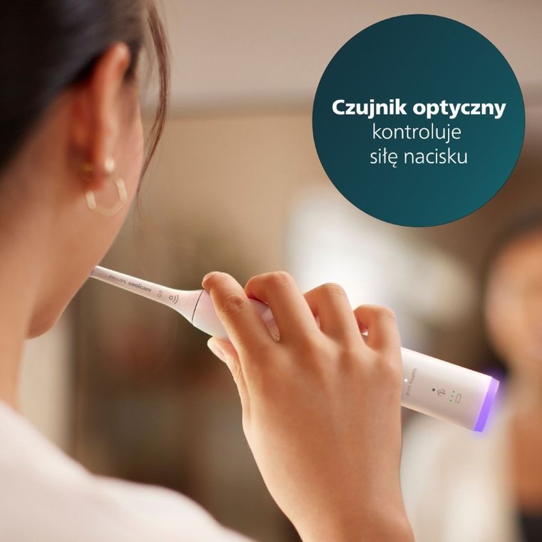 Philips, Sonicare 7100, szczoteczka soniczna z etui, biała, HX7420/01