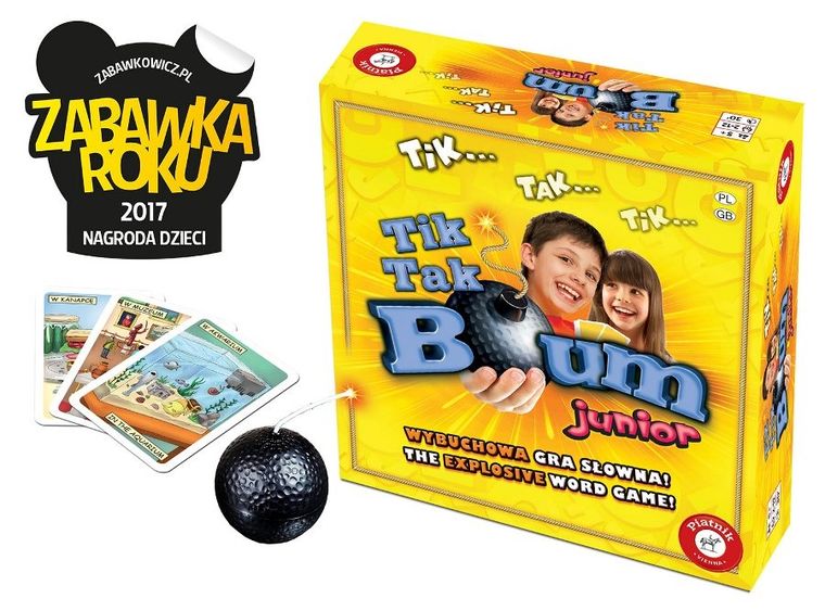 Piatnik, Tik Tak Bum Junior, gra słowna