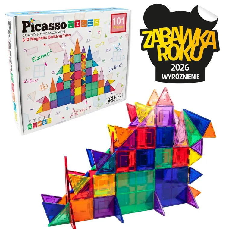 Picasso, klocki magnetyczne, 101 elementów