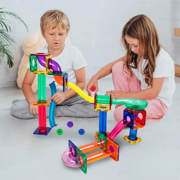 Picasso, Tor kulkowy, klocki magnetyczne, 50 elementów