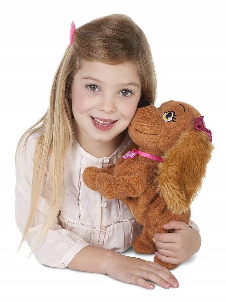 Piesek Lucy, zabawka interaktywna, 23 cm
