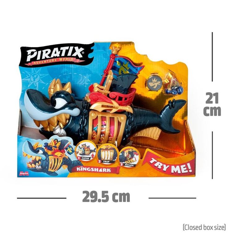 Piratix, King Shark Golden Teeth, zestaw z figurką