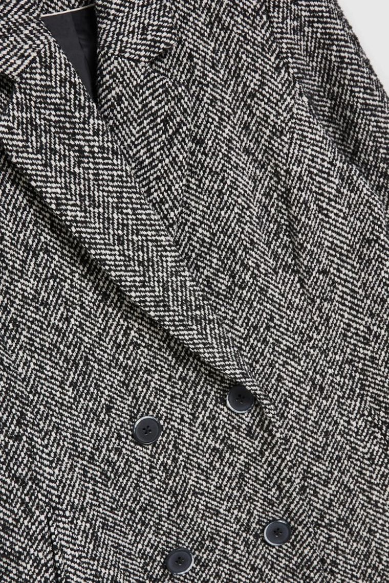 Płaszcz damski, czarny, Moodo