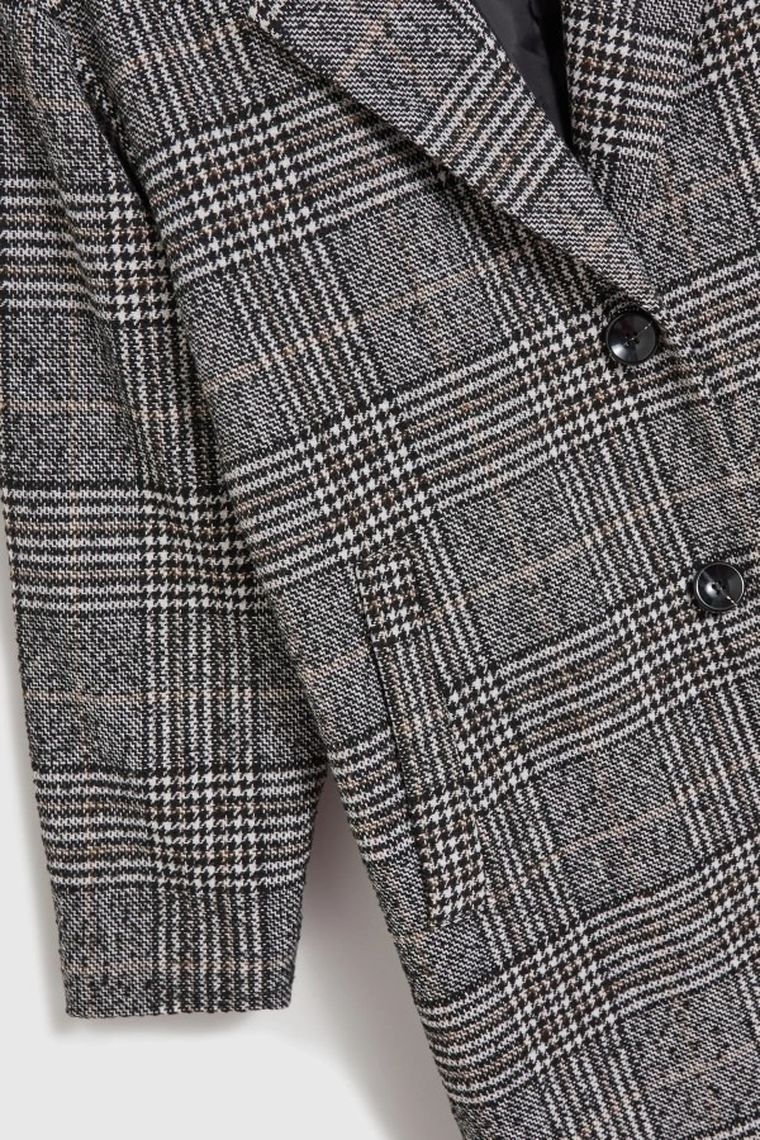 Płaszcz damski, szary, Moodo