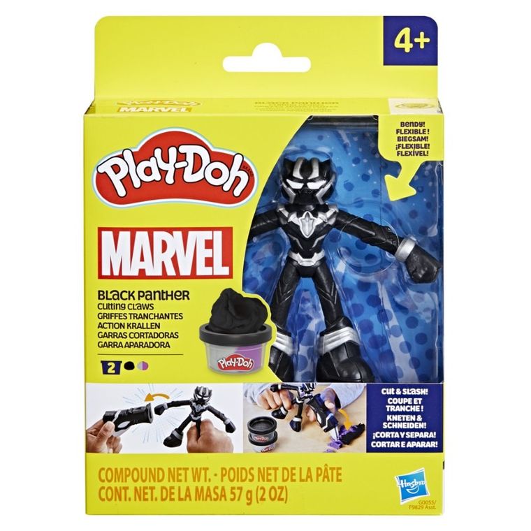 Play-Doh, Marvel, Czarna Pantera, figurka i akcesoria, zestaw kreatywny