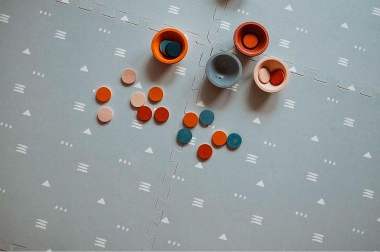 Play&Go, mata piankowa, dwustronna, Roadmap, 120-80 cm