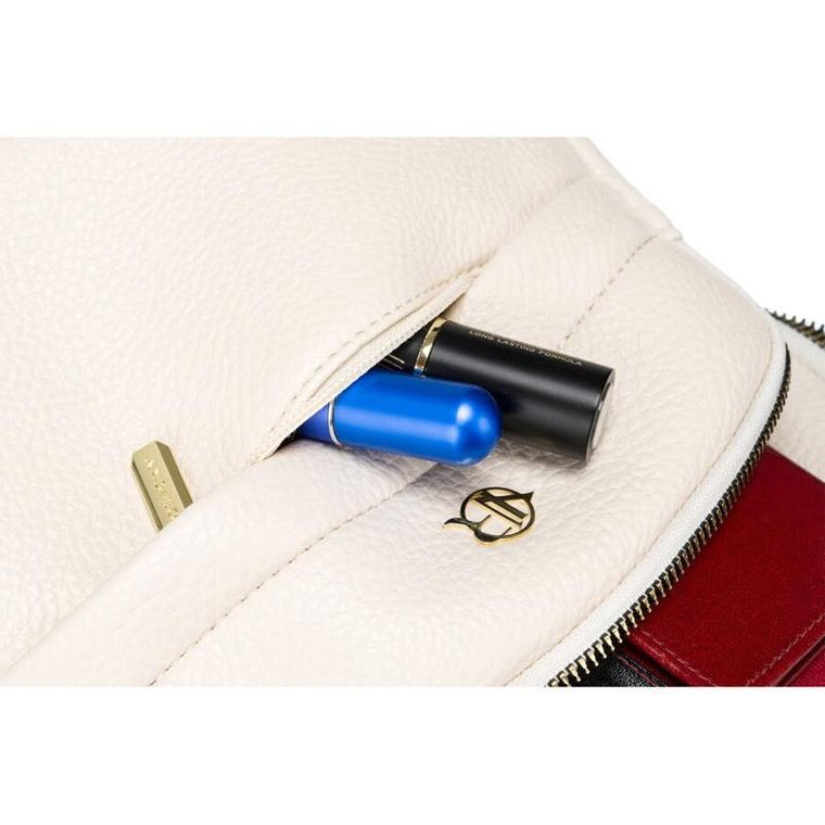 Plecak, beżowy, skóra ekologiczna, Rovicky