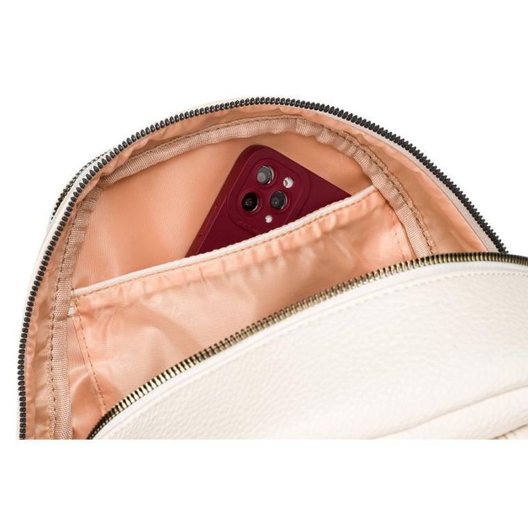 Plecak, beżowy, skóra ekologiczna, Rovicky