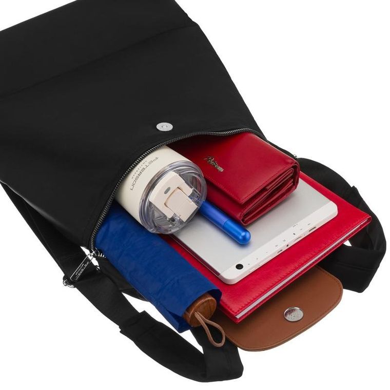 Plecak, czarno-brązowy, Peterson