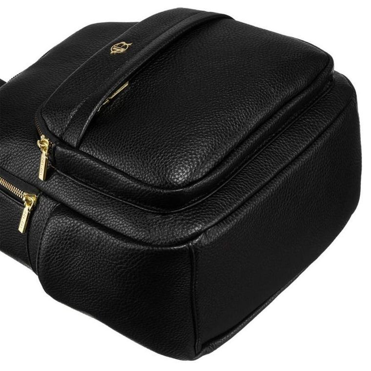 Plecak, czarny, skóra ekologiczna, Rovicky