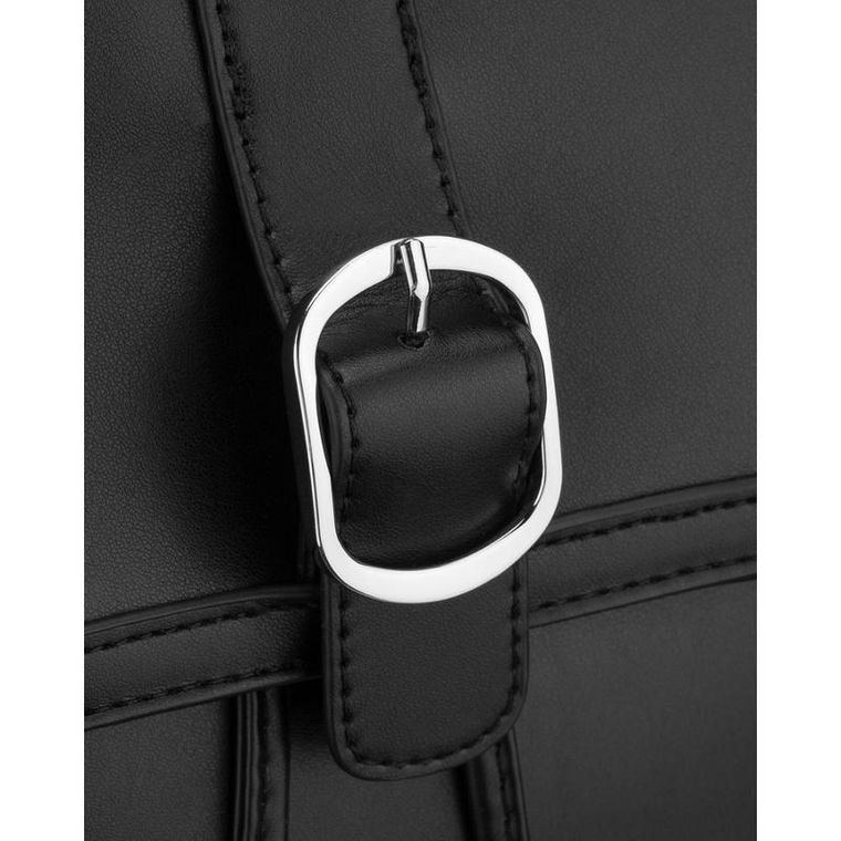 Plecak, czarny, skóra ekologiczna, Rovicky