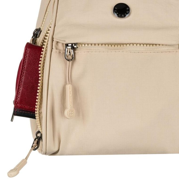 Plecak miejski, beżowy, Peterson