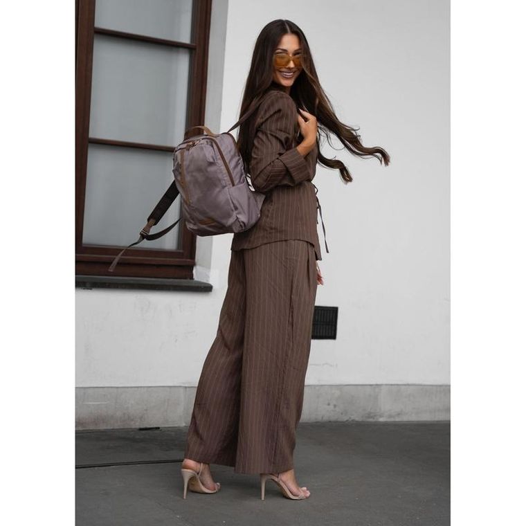 Plecak miejski, beżowy, Peterson