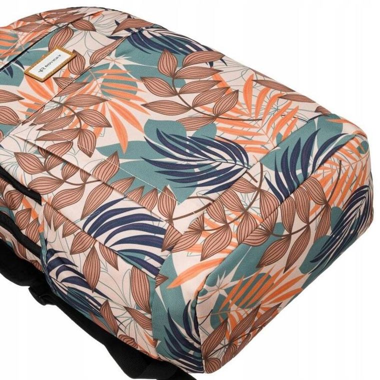 Plecak miejski, roślinny wzór, Rovicky