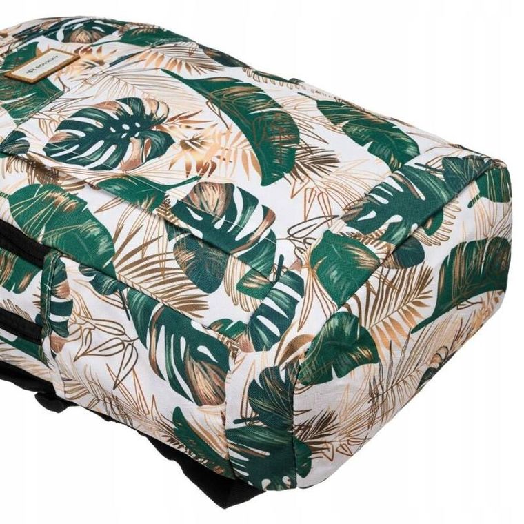 Plecak miejski, roślinny wzór, Rovicky