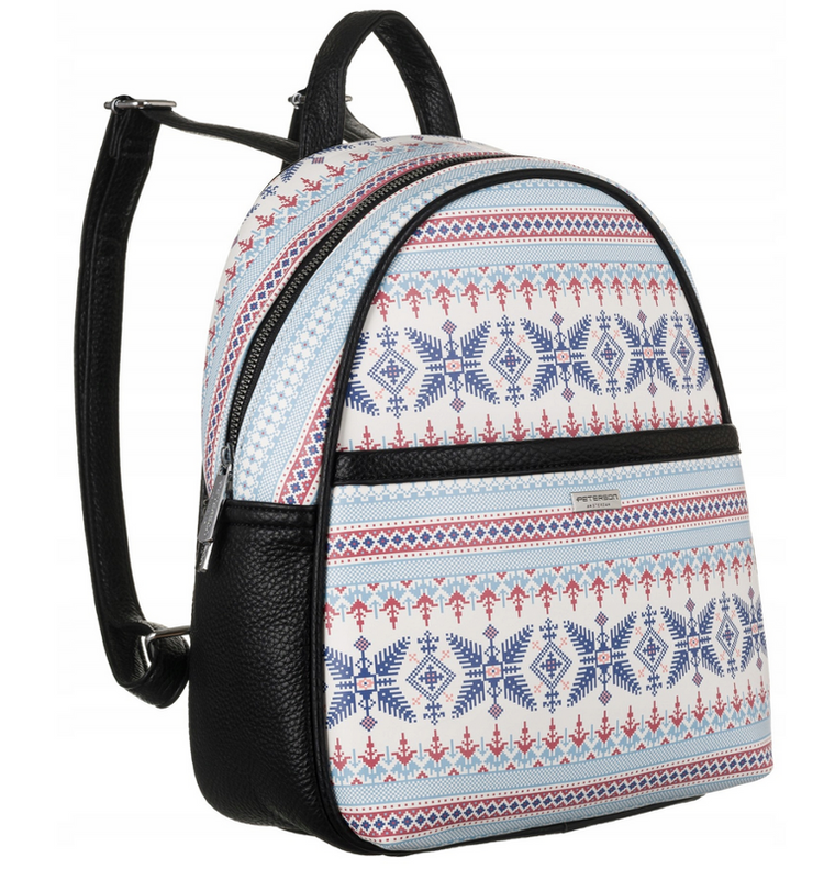 Plecak, mix, skóra ekologiczna, Peterson