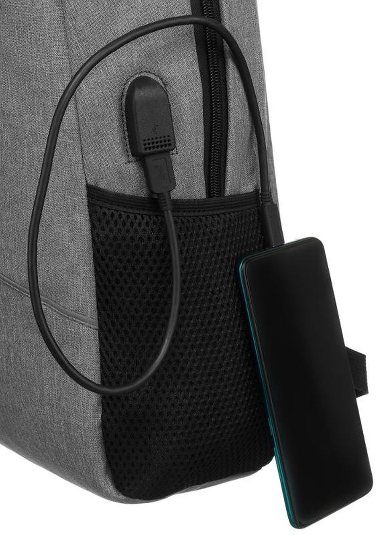 Plecak na laptopa, port USB, Peterson