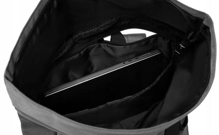 Plecak na laptopa, szary, Peterson