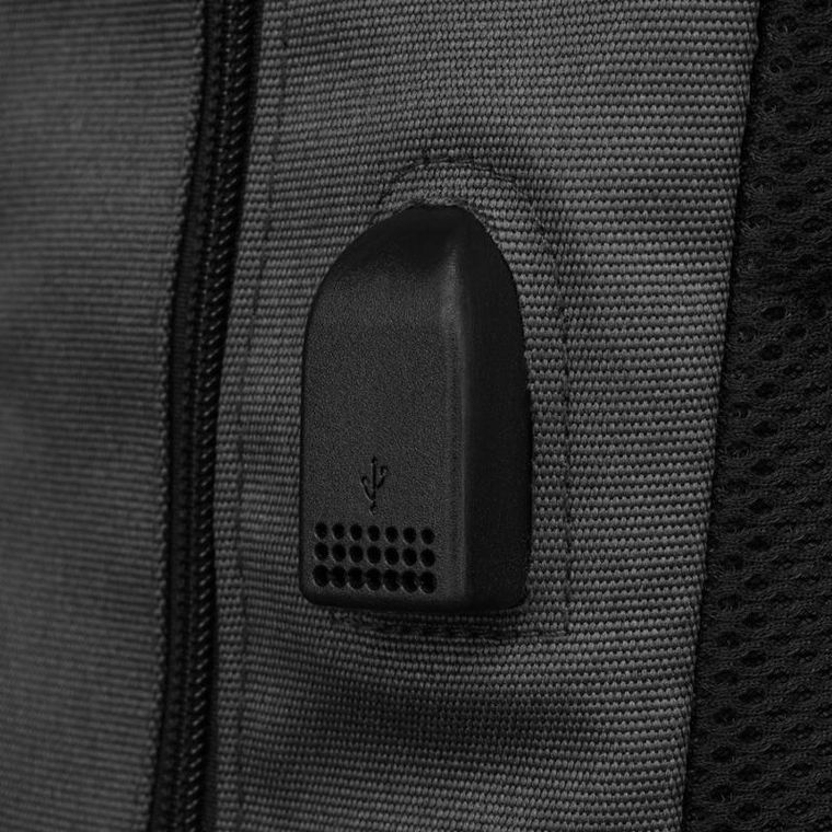 Plecak na laptopa, szary, Peterson