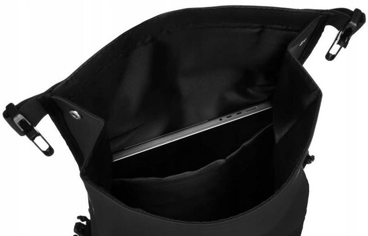 Plecak na laptopa, wodoodporny, czarny, Peterson