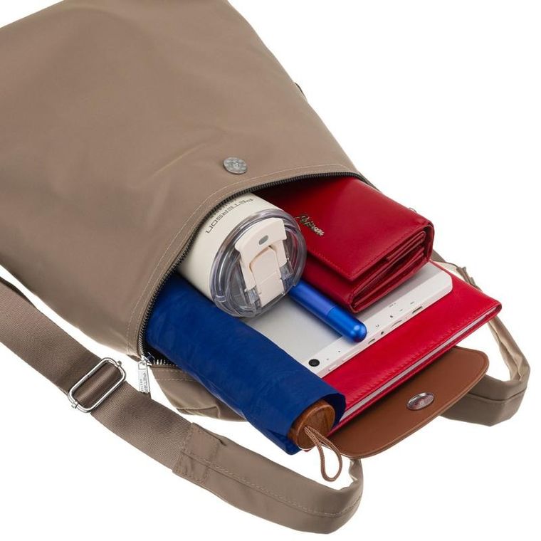 Plecak na latopa, beżowo-brązowy, Peterson