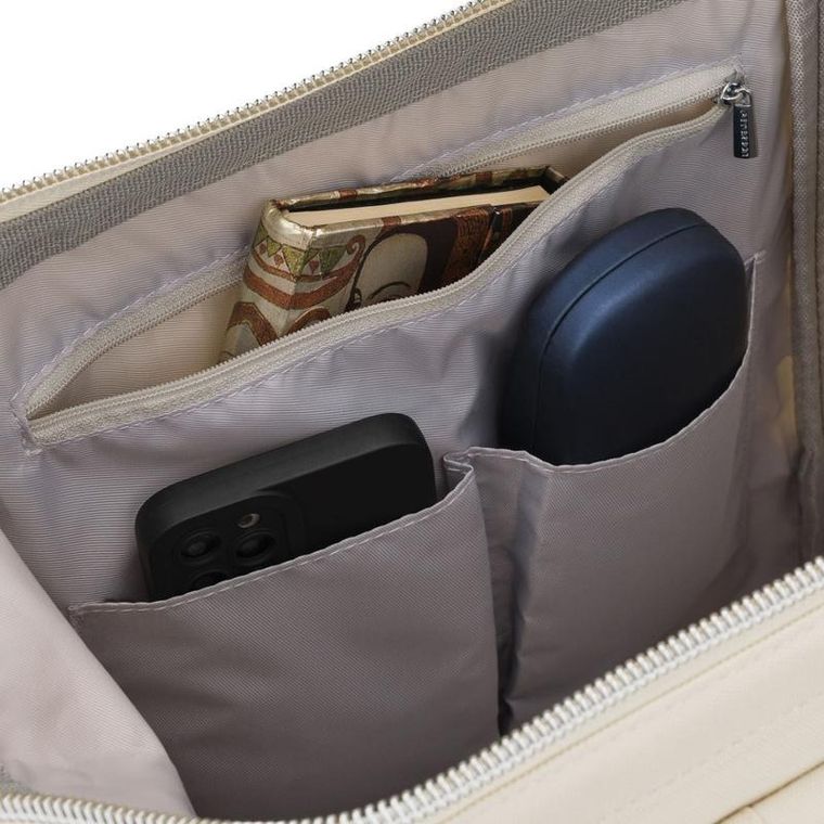 Plecak na latopa, ecru, Peterson