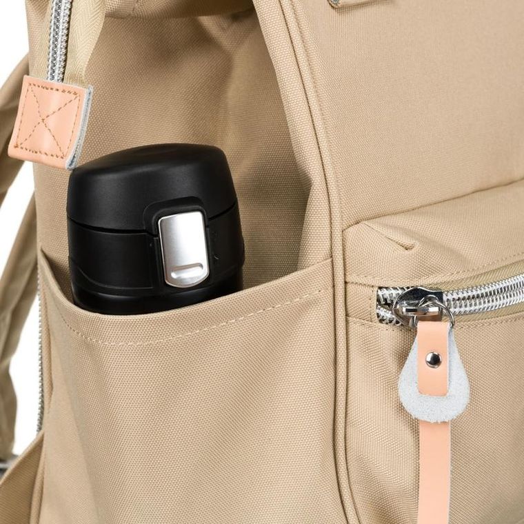 Plecak podróżny, bagaż podręczny do samolotu, beżowy, Peterson