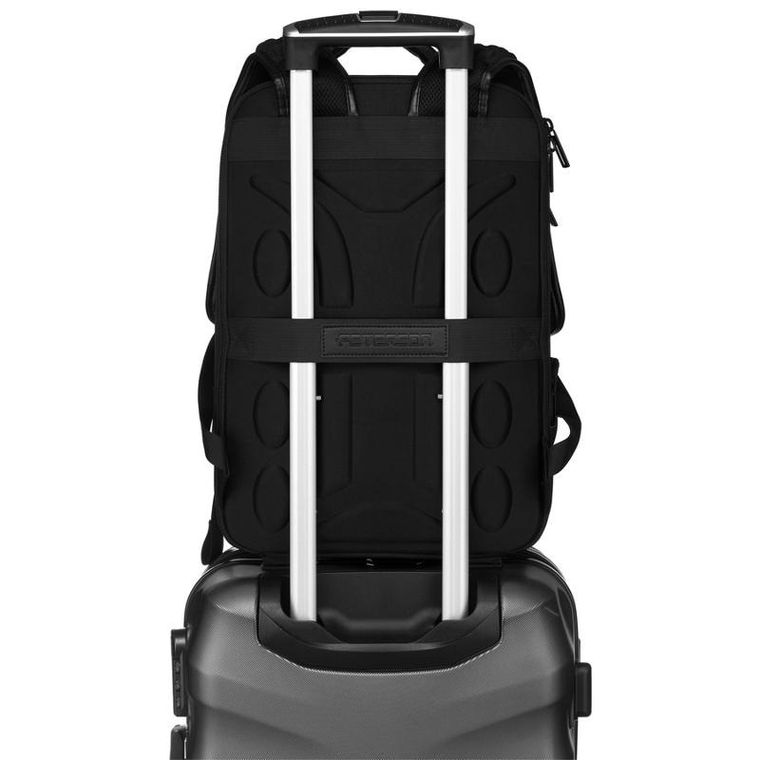 Plecak podróżny, bagaż podręczny do samolotu, czarny, Peterson