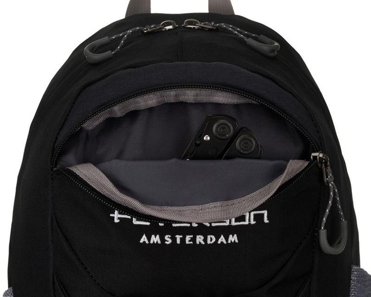 Plecak turystyczny, czarny, Peterson