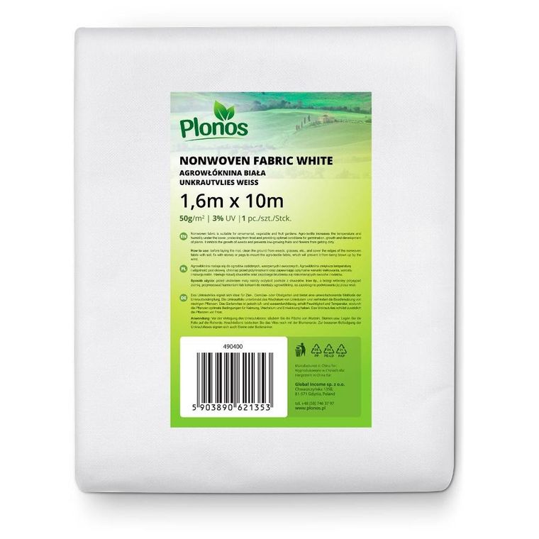 Plonos, Agrowłóknina okryciowa 1000-160 cm, biała