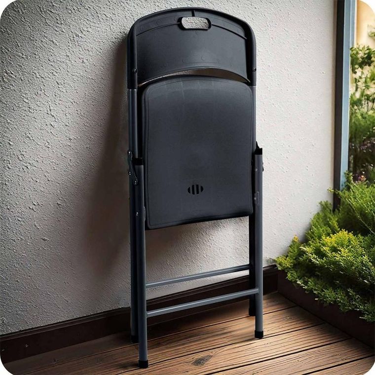 Plonos, krzesła ogrodowe składane, zestaw, 2 szt.