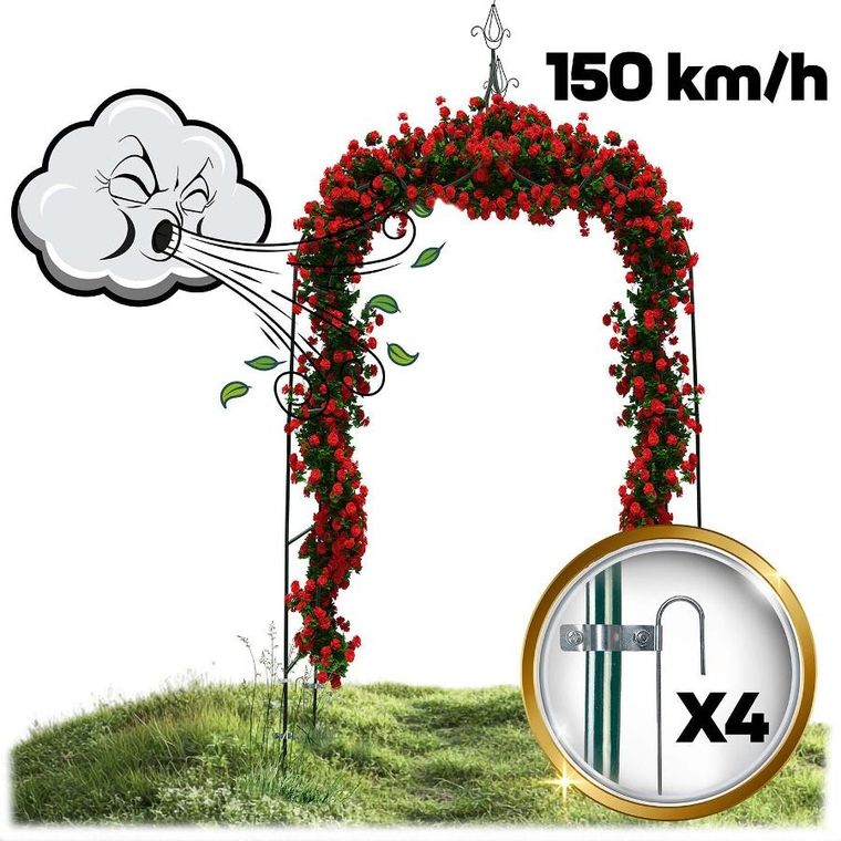 Plonos, pergola ogrodowa, łuk, 265 cm