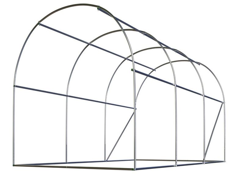 Plonos, tunel ogrodowy, 2-3 m, 6 m², biały