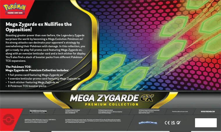 Pokemon TCG: Mega Zygarde ex, Premium Collection, gra karciana