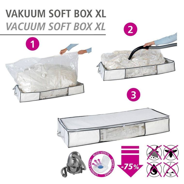 Pokrowiec na pościel, ubrania, soft + worek próżniowy