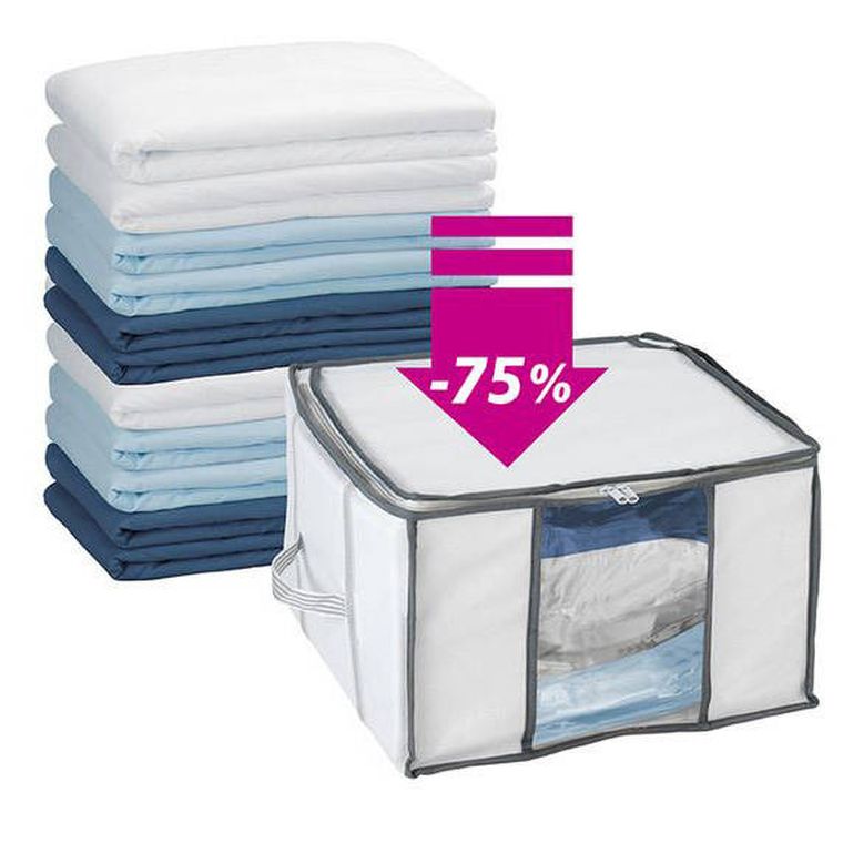 Pokrowiec na pościel, ubrania, soft + worek próżniowy, rozmiar S