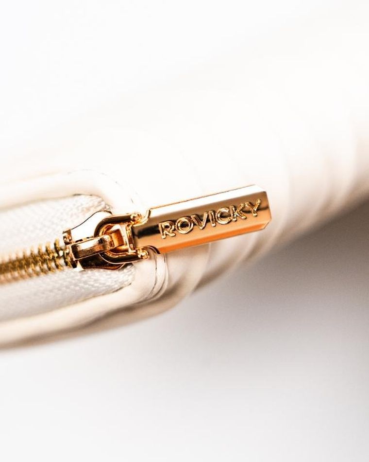 Portfel, biały, skóra ekologiczna, Rovicky