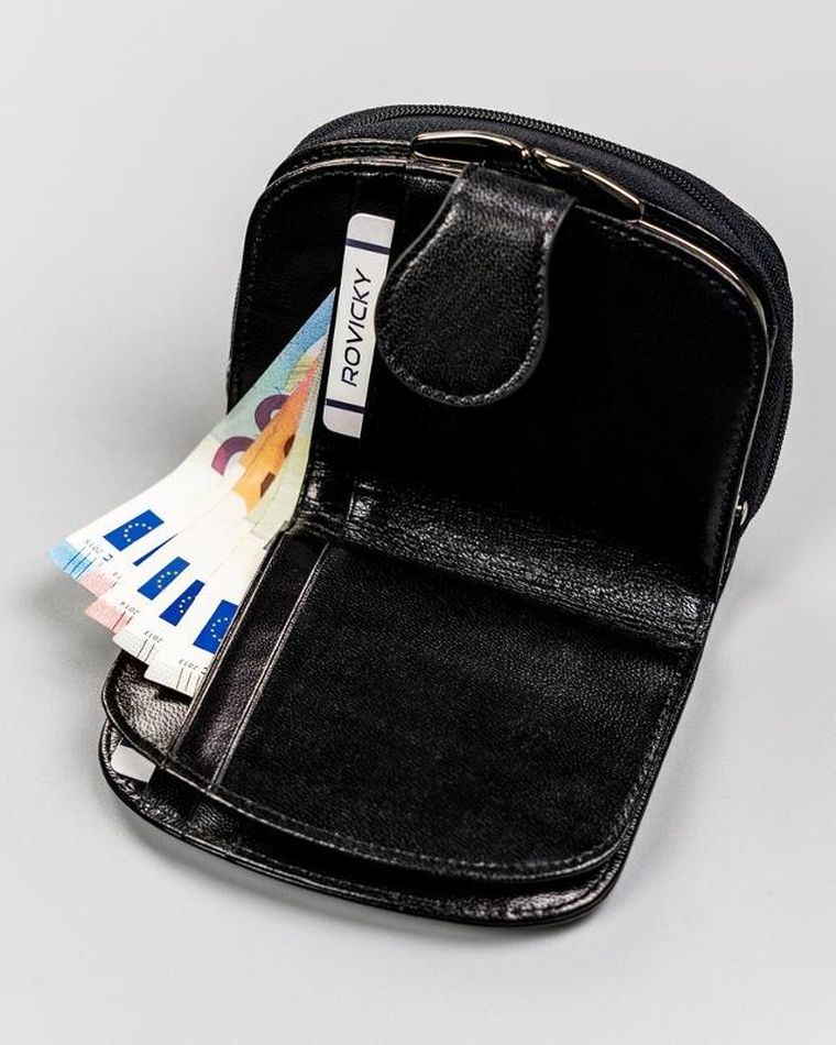 Portfel, czarny, Lorenti