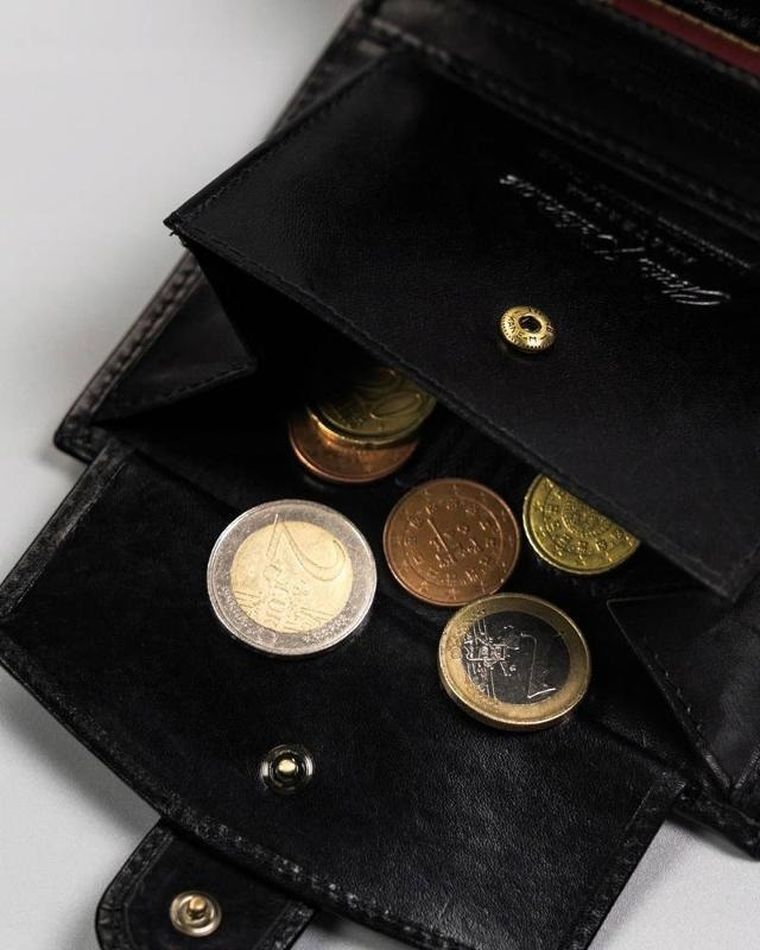 Portfel, czarny, skórzany, Peterson