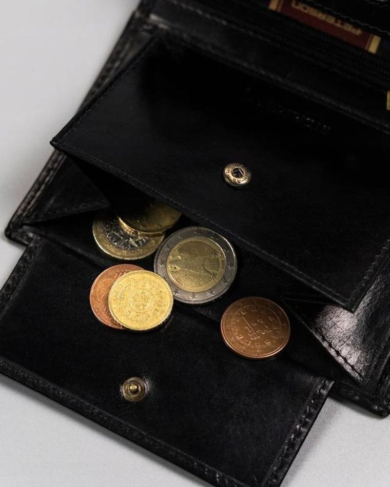 Portfel, czarny, skórzany, Peterson