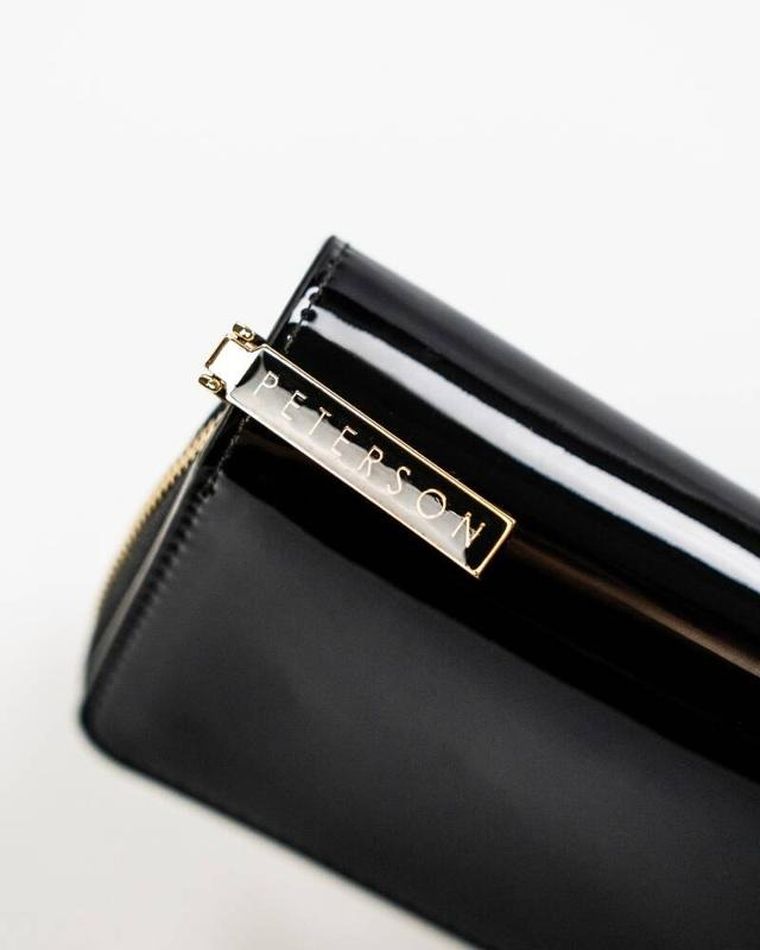 Portfel, czarny, skórzany, RFID, Peterson