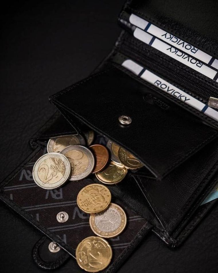 Portfel, czarny, skórzany, RFID, Rovicky