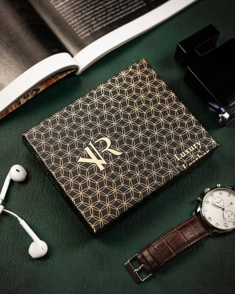 Portfel, czarny, skórzany, Rovicky