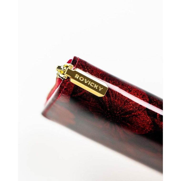 Portfel, czerwony, skóra ekologiczna, Rovicky