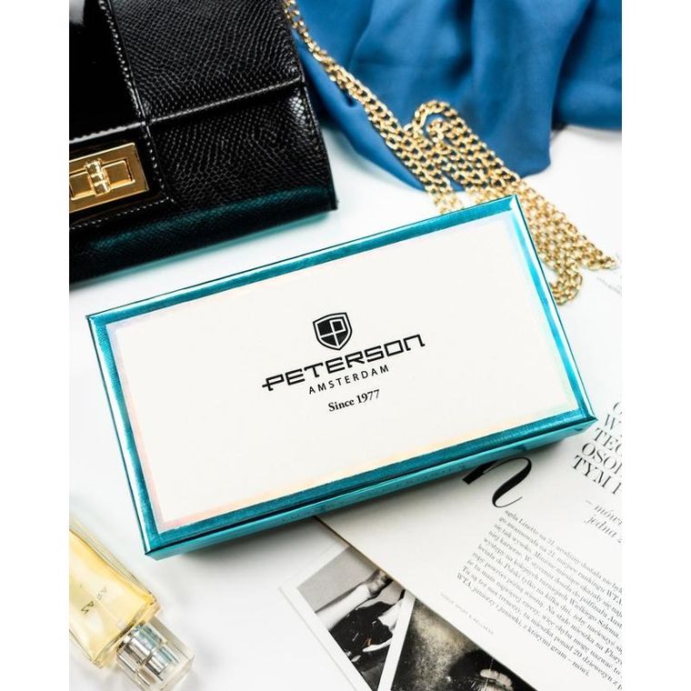 Portfel, mix, skóra ekologiczna, Peterson