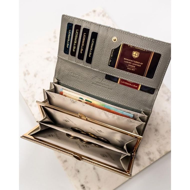 Portfel, mix, skórzany, Petereson